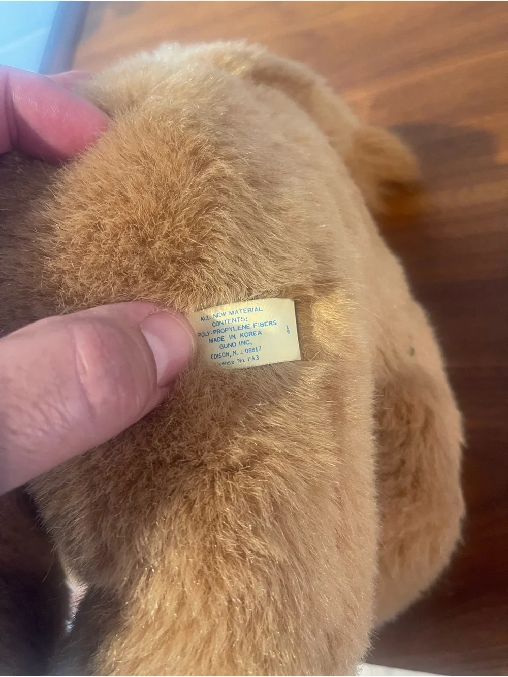 Vintage GUND Roary Lion Plush 1979 Made in Korea w/ Original Hang Tag